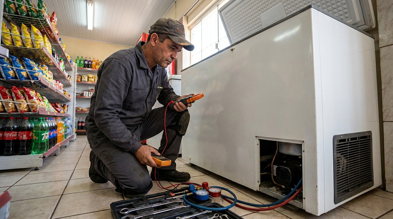 Conserto de placa eletrônica de freezer em Maceió‑AL